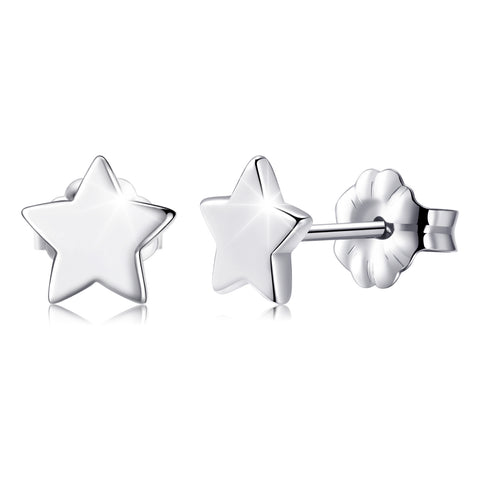 hypoallergenic titanium earrings star stud earrings VGACETI