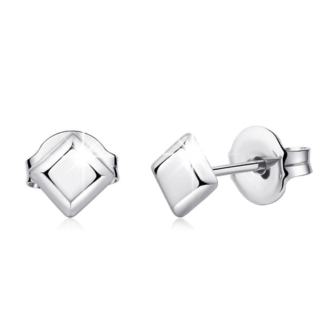 titanium earrings for sensitive people square stud earrings VGACETI