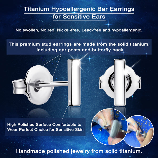 hypoallergenic titanium earrings