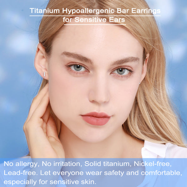 hypoallergenic titanium earrings