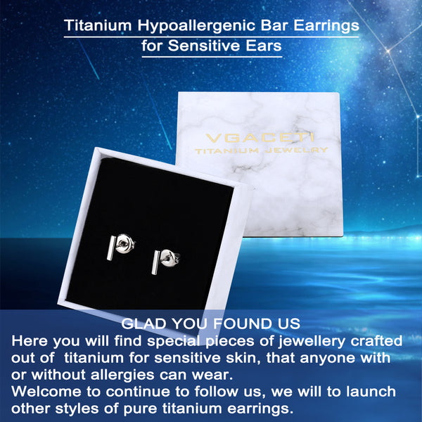 hypoallergenic titanium earrings